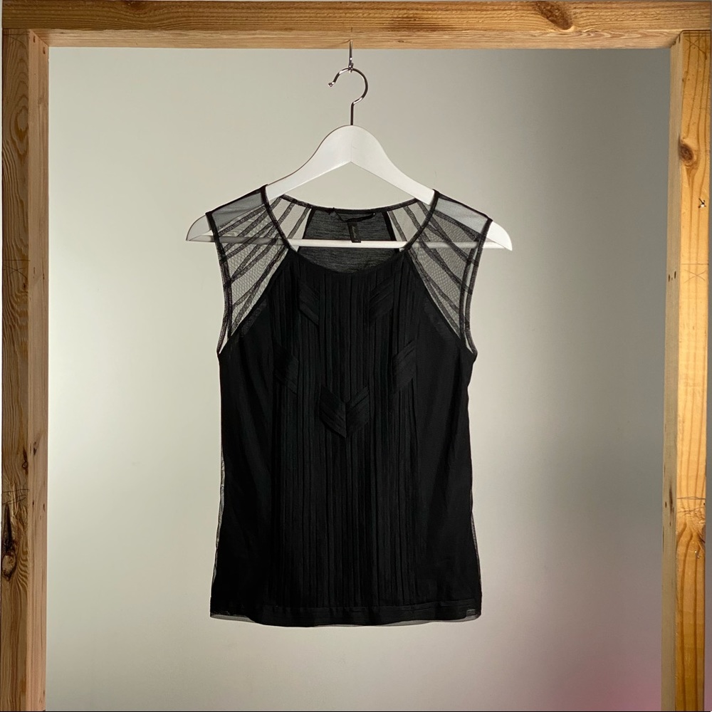 Black BCBGMAXAZRIA top